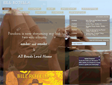 Tablet Screenshot of billrotellamusic.com